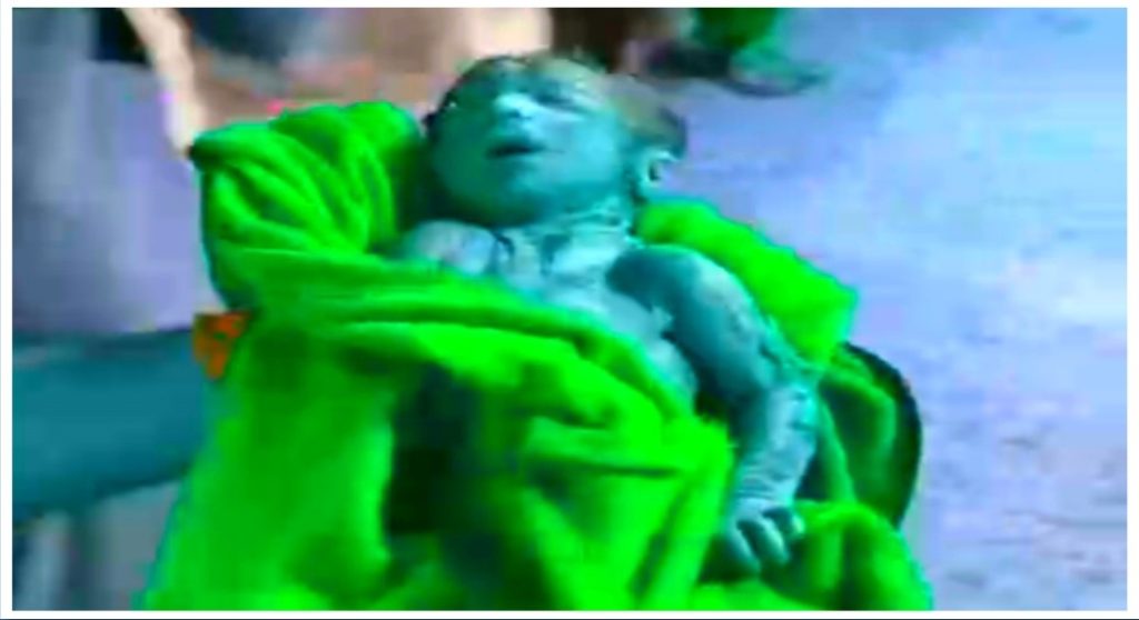 মধ্য গাযার দেইর আল-বালাহ’তে এক সপ্তাহ বয়সী নবজাতককে হত্যা করেছে ইসরাইল